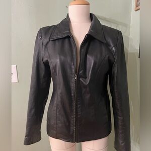 Womens Outerwear Frquency  Leather Jacket Small